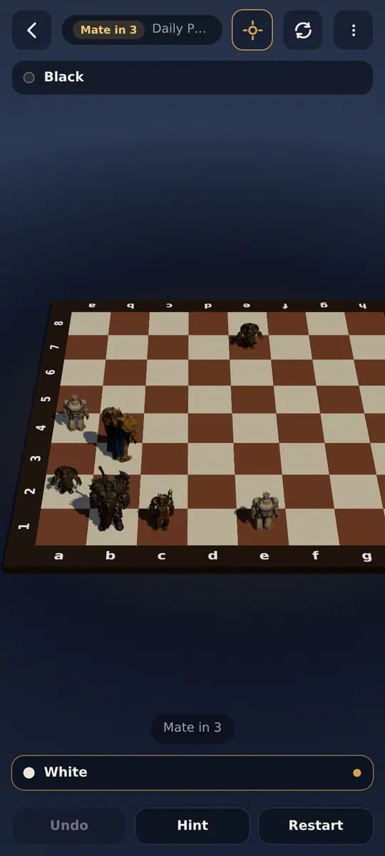 The Daily Puzzle: a mate in three on the 3D board